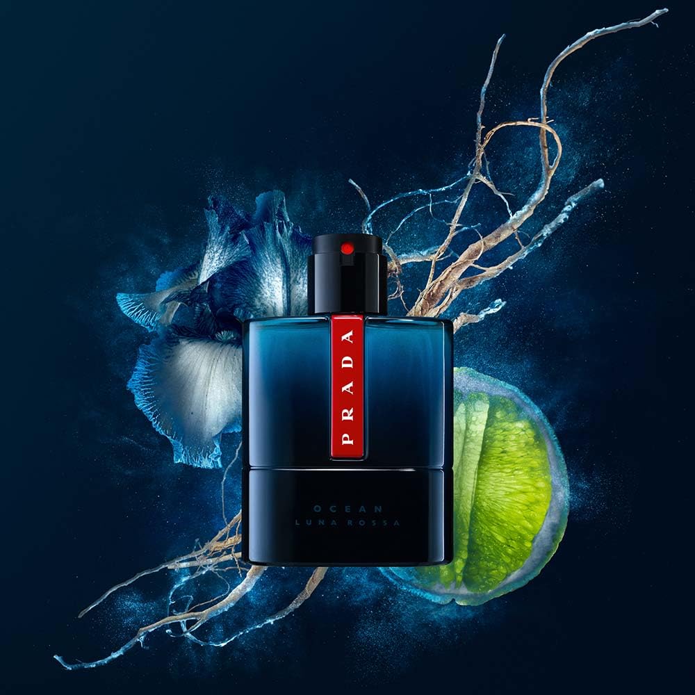 Amazon.com : Prada Luna Rossa Ocean Eau de Toilette Set (Eau De 