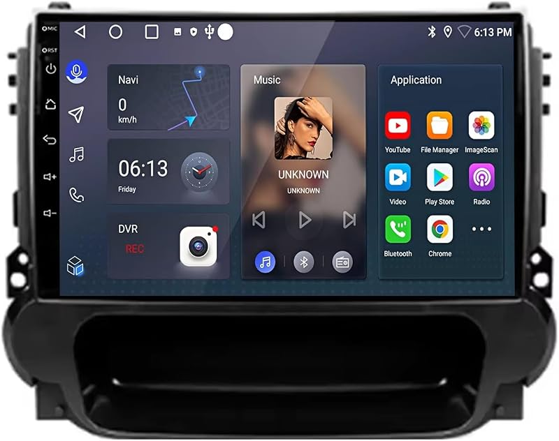 Radio Macchina Touch Screen per Chevrolet Malibu 8 2012-2015 Car Radio Bluetooth/Wifi Car Stereo, Controllo Del Volante, Fm Controller Volante, 8 Nucleo 6G+128G