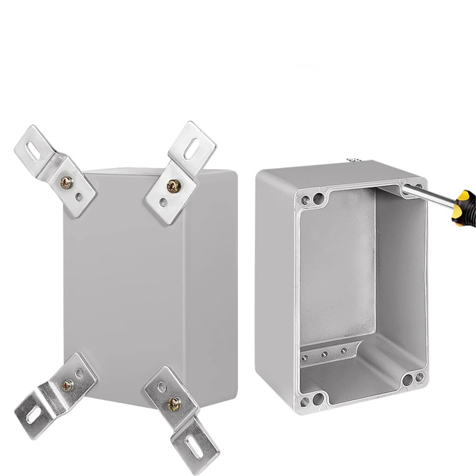 IP67 wodoszczelna skrzynka przyłączeniowa z odlewu aluminiowego do użytku na zewnątrz, wodoodporna obudowa (FA7 111 x 64 x 37 mm)