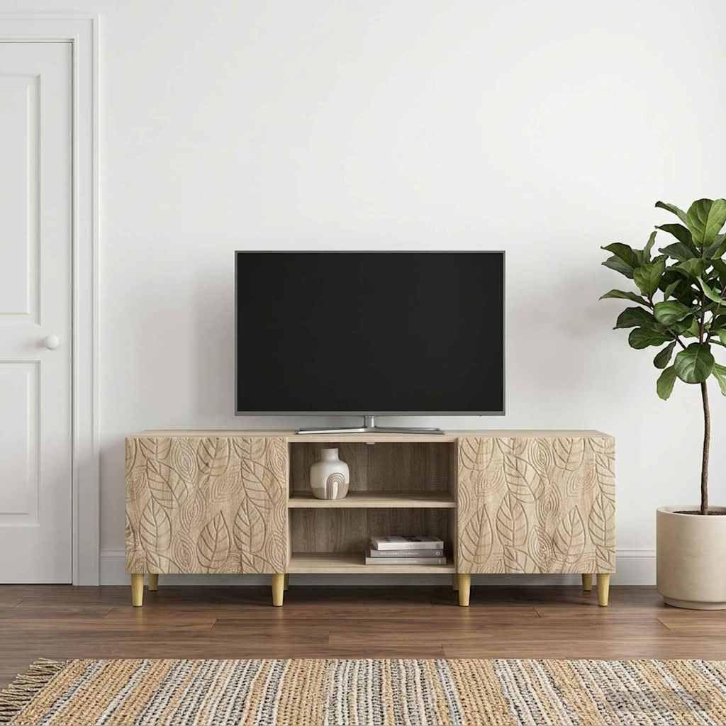 Szafka pod telewizor 150 x 31 x 50 cm dąb Sonoma drewno
