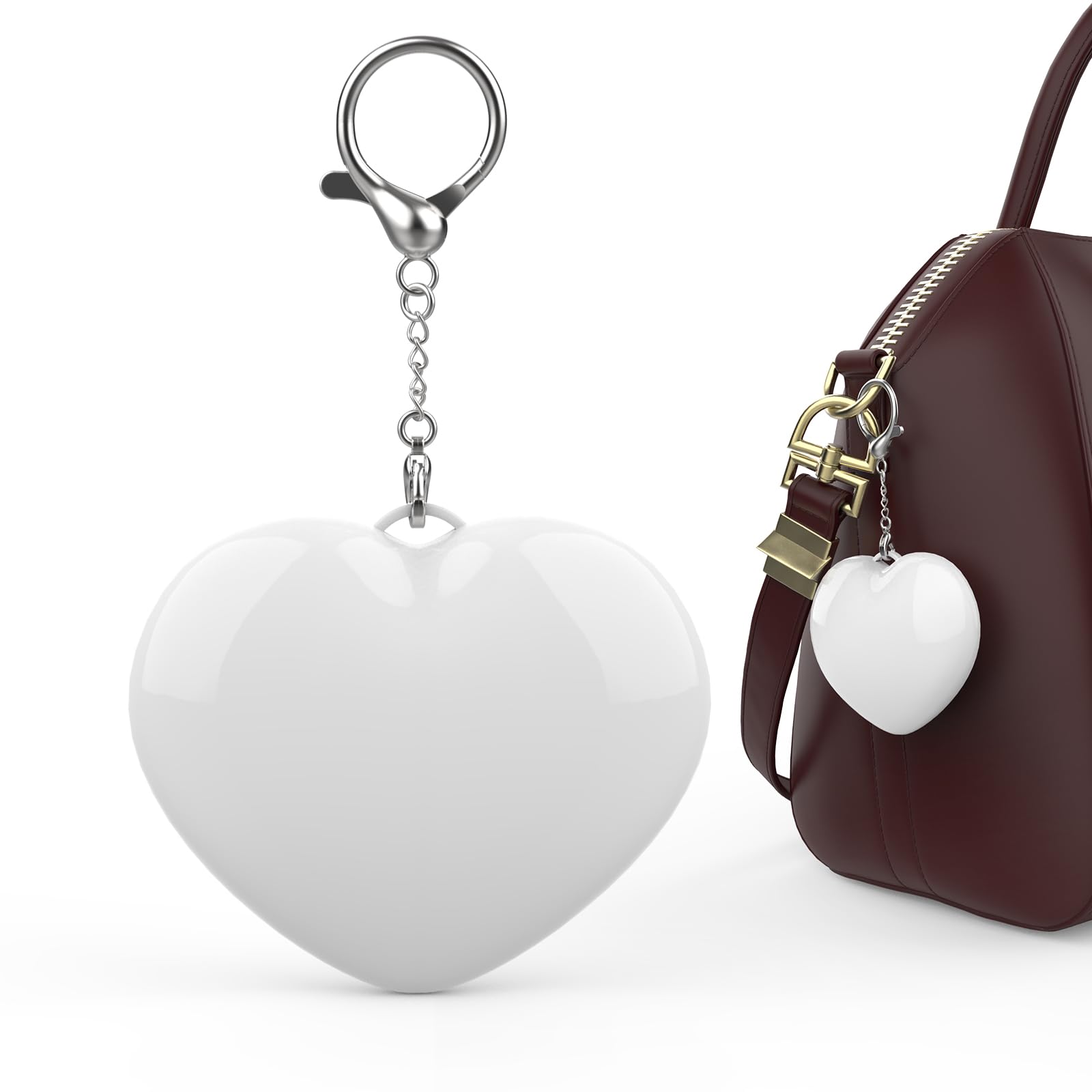 Purse Light, Handbag Light for Purse Accessories Must Haves, Heart Shaped Purse Lamp with Automatic Sensor, Best Gifts for Women, Girls, Friends