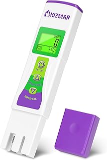 TDS Meter Drinking Water Tester Digital Water Quality Tester for Filtered Water Tap Water PPM EC Meter with ATC for Water RO Systems Hydroponics Setup Hot Tub TDS Range 0-8600ppm