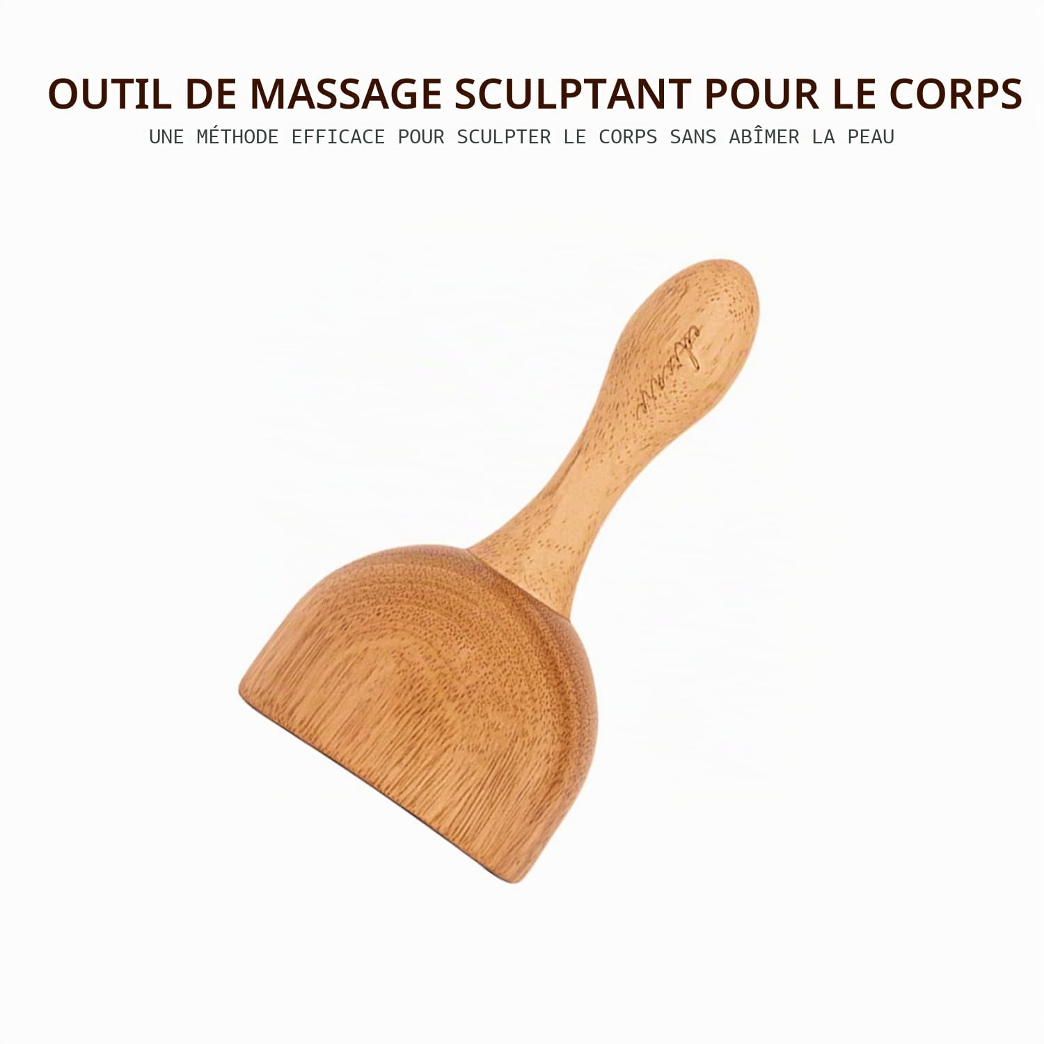 Edicare, Maderotherapie, Anti Cellulite, Rouleau de Massage ou Kit 5 Pièces, Bois, Tableau, Coupe, Dos, Jambes, Musculaire, Corps, Esthétique (Kit 5 Pièces)