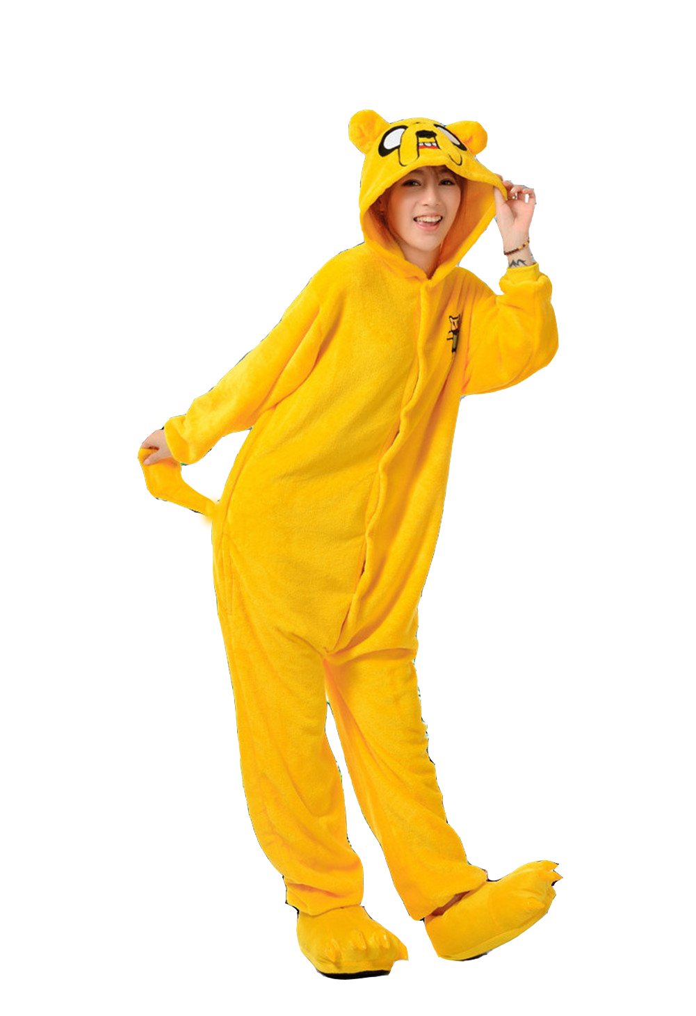 Cosplay Kigurumi Costume Jack the Dog Pajamas Onesies Large US Yellow