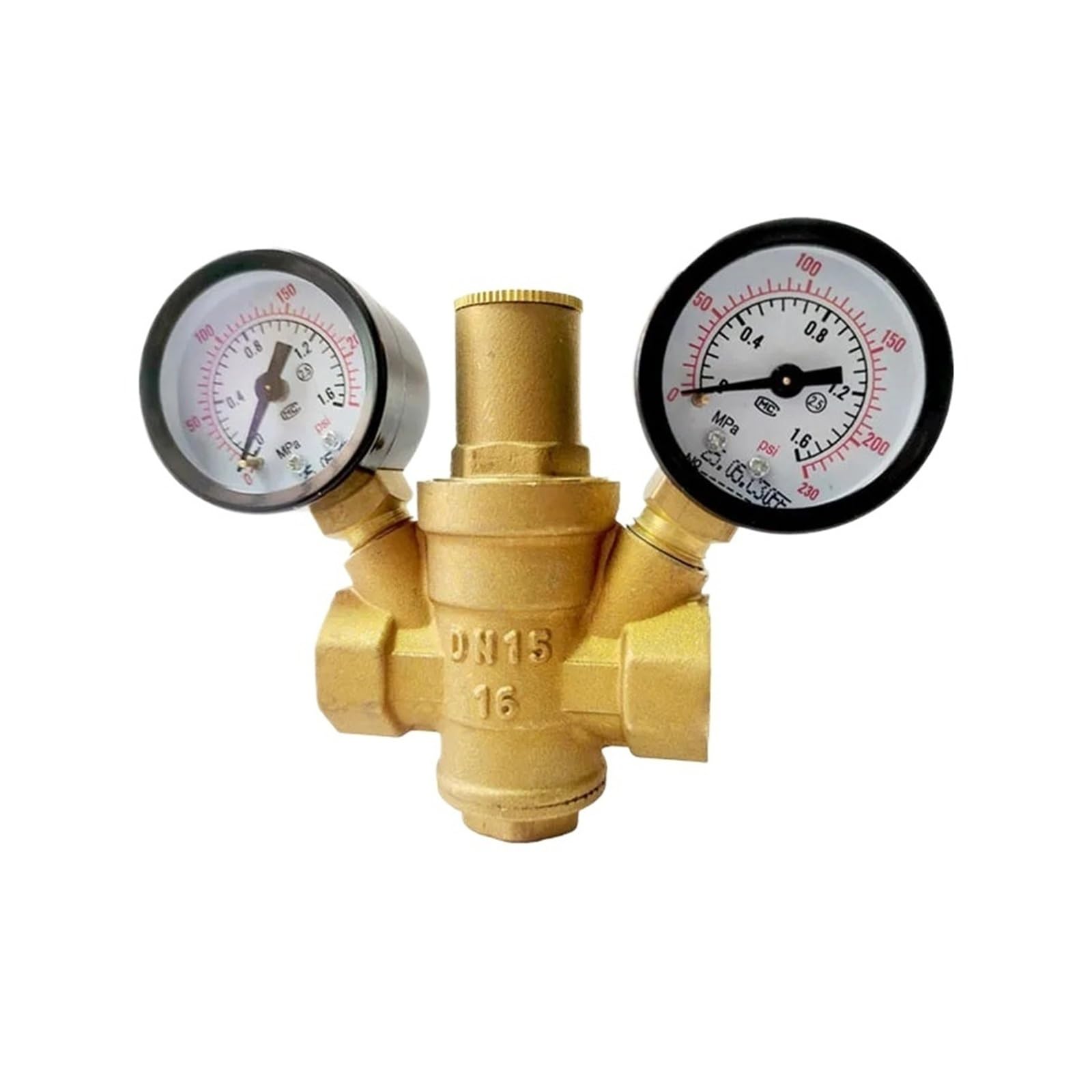 Reducing Valve Female Thread Brass Pressure Gauge