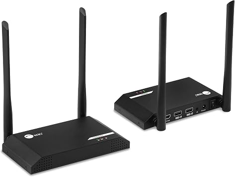 SIIG 500ft 1080p Wireless HDMI USB KVM Extender with IR, CE-H26G11-S1