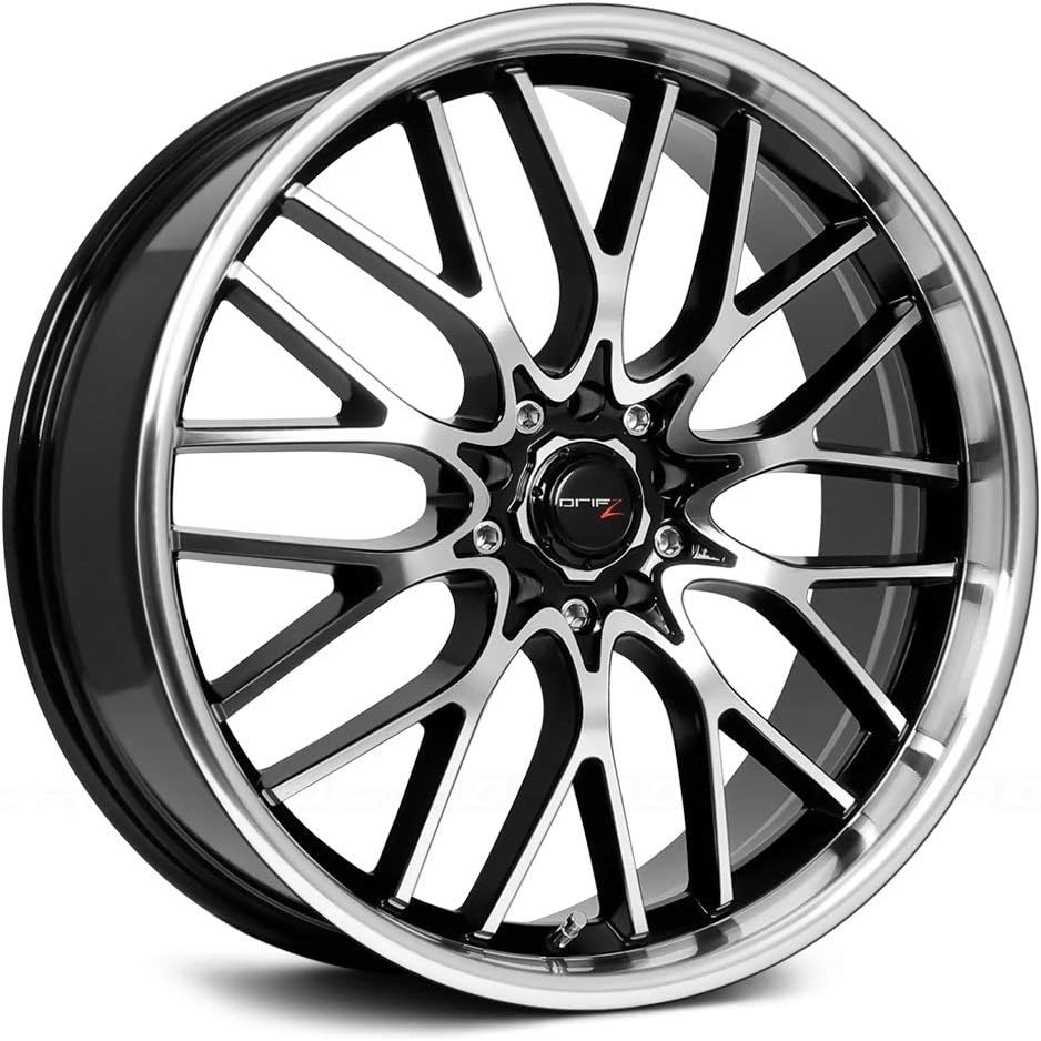 Drifz 302MB VORTEX Wheel with Machined Finish (20x8"/5x4.72", 40mm Offset)