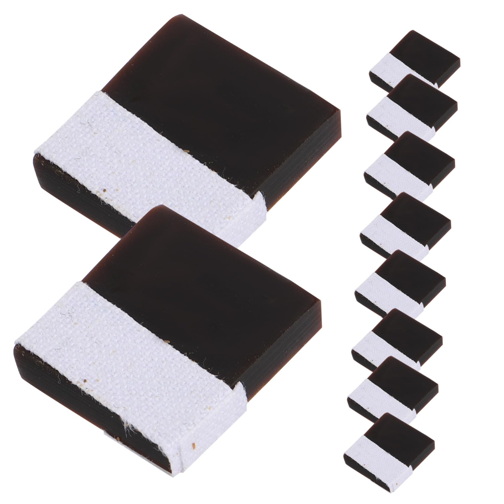 Toddmomy 10pcs Instrument Accessories Musical Instrument Parts Brown