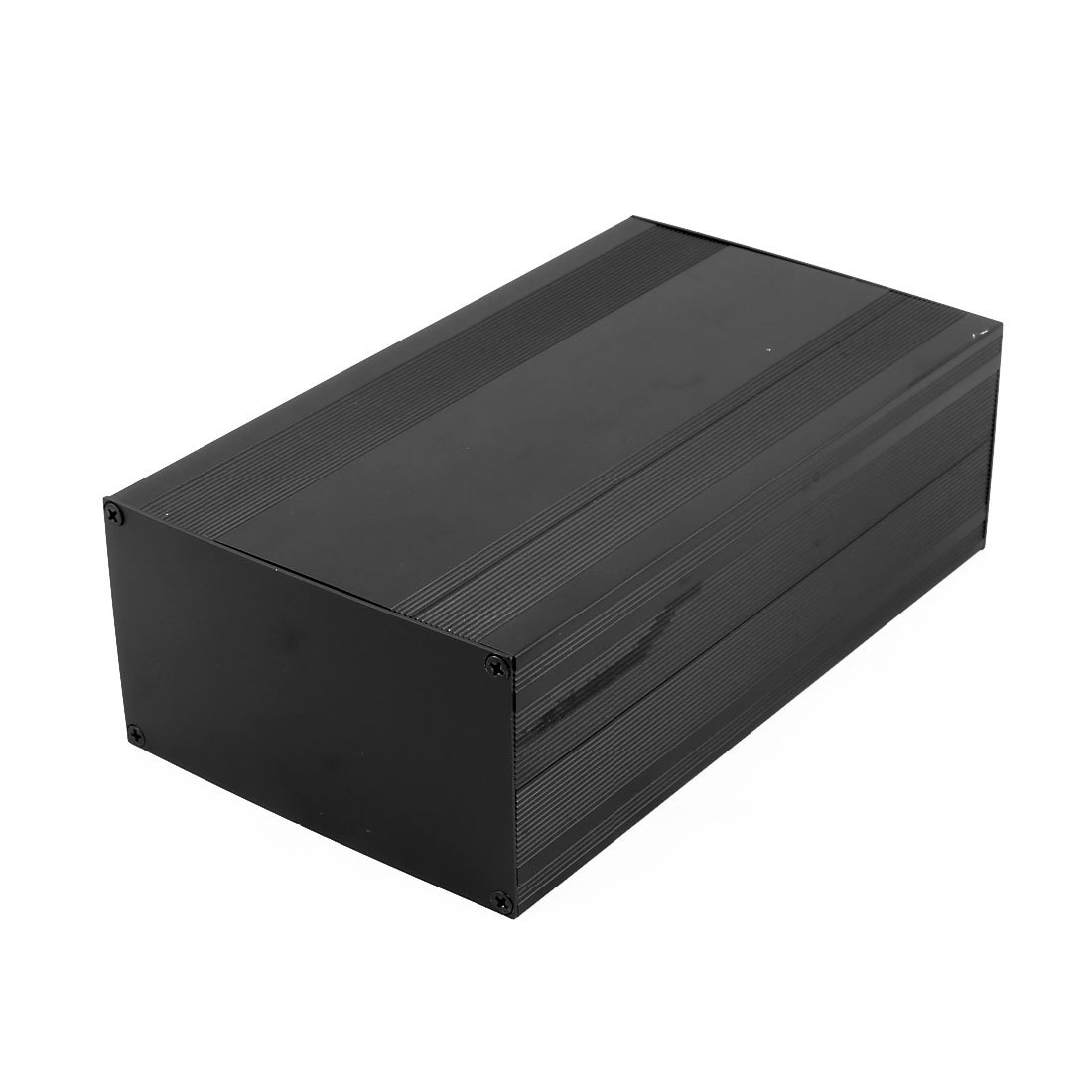 Aexit 253 x 145 x 85mm Multi-purpose Electronic Extruded Aluminum Enclosure Case Black (e637f5eeaed570d035f7b889b8455b04)