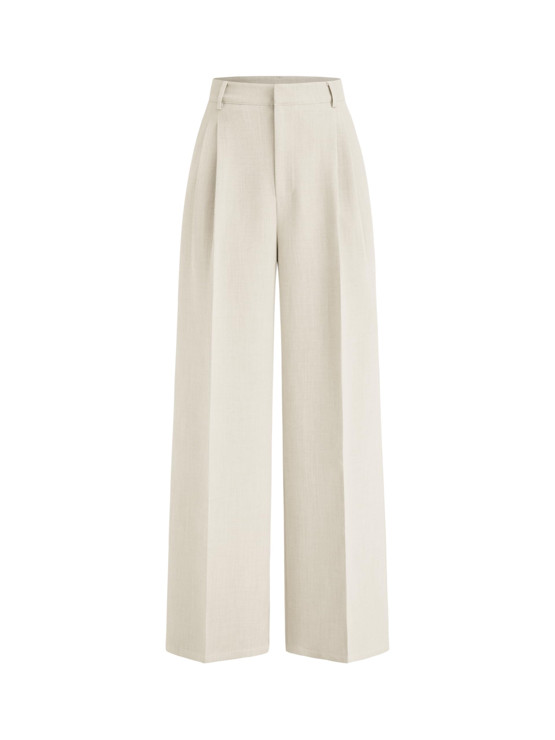 CIDER Work Pants Women Mid Waist Straight Leg Trousers Dress Business Casual Office Pants with Pockets