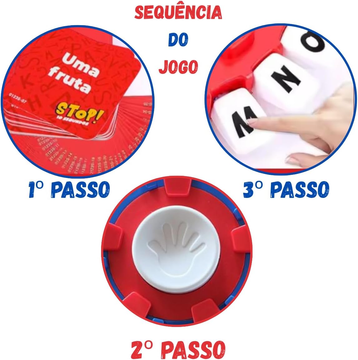 Jogo StopTabuleiro De Desafio Rápido Caça Palavras