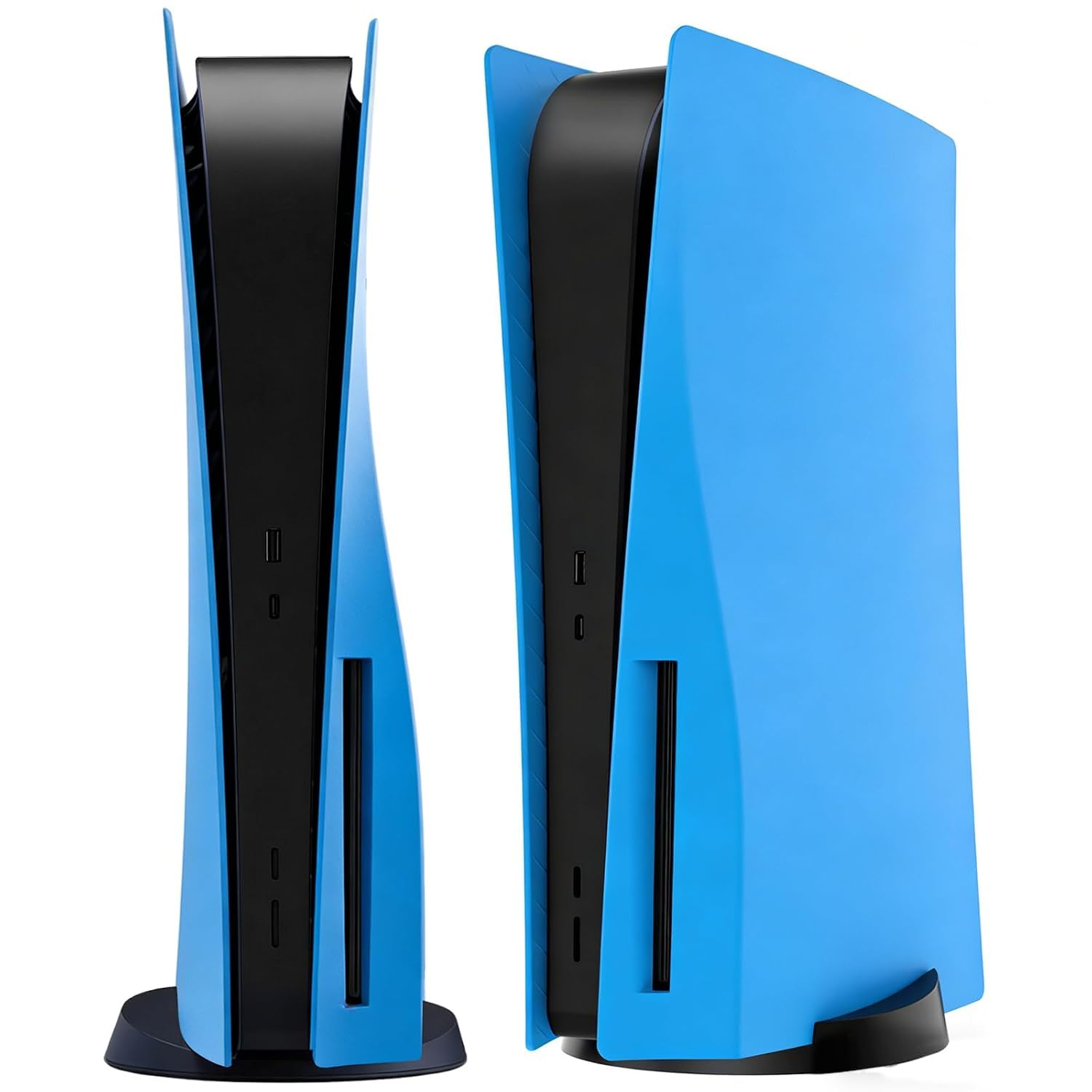 arVin Piastra laterale di ricambio per PS5, copertura di ricambio per console PS5, accessori antipolvere per console PS5, custodia in ABS (blu stella, versione disco)