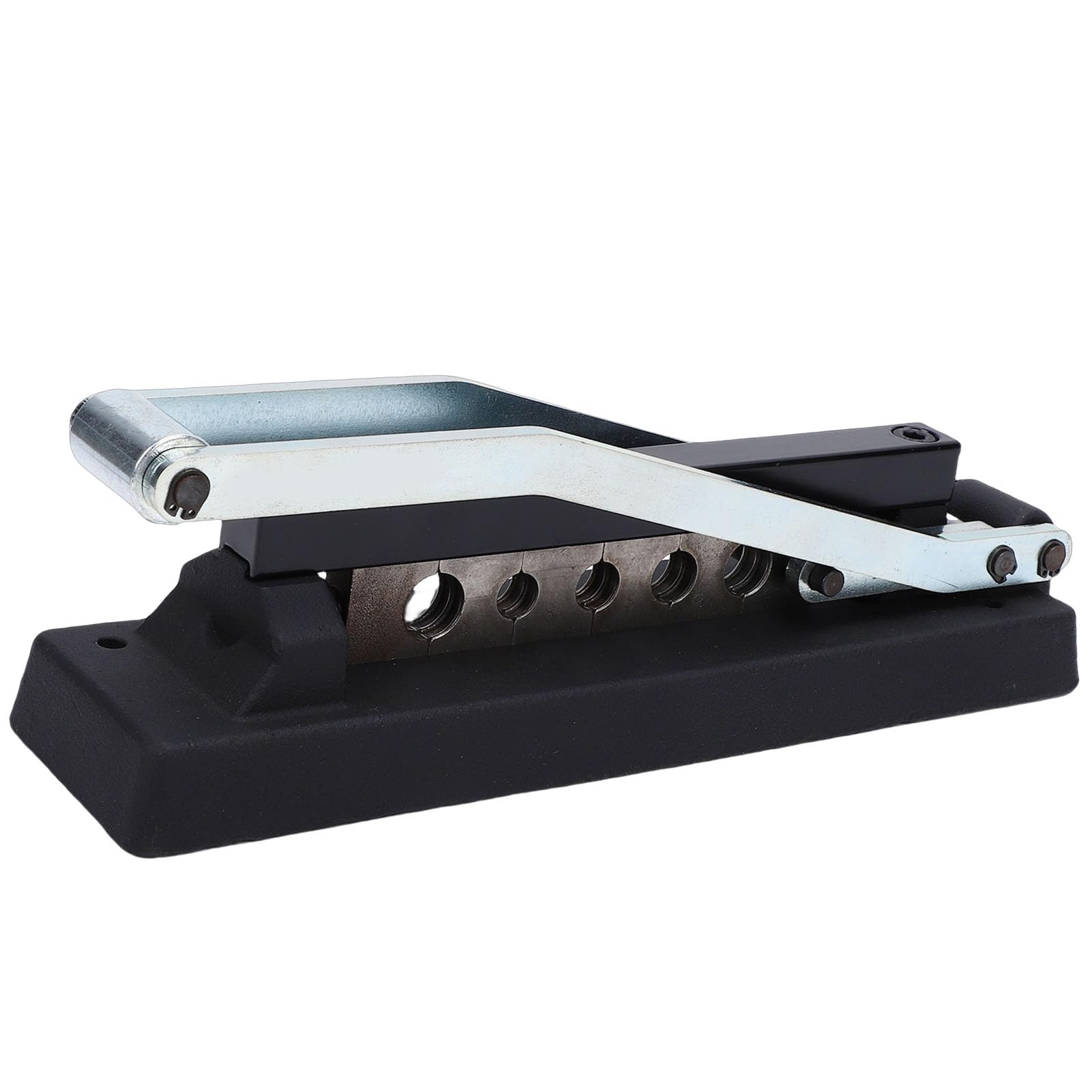 KIMISS Engarzadora de Manguera de de Alta Resistencia, 5 Troqueles Intercambiables para Mangueras de Aire de Goma de PVC de 1/4 5/16 3/8 Pulgadas, con Tornillo de Presión Ajustable,