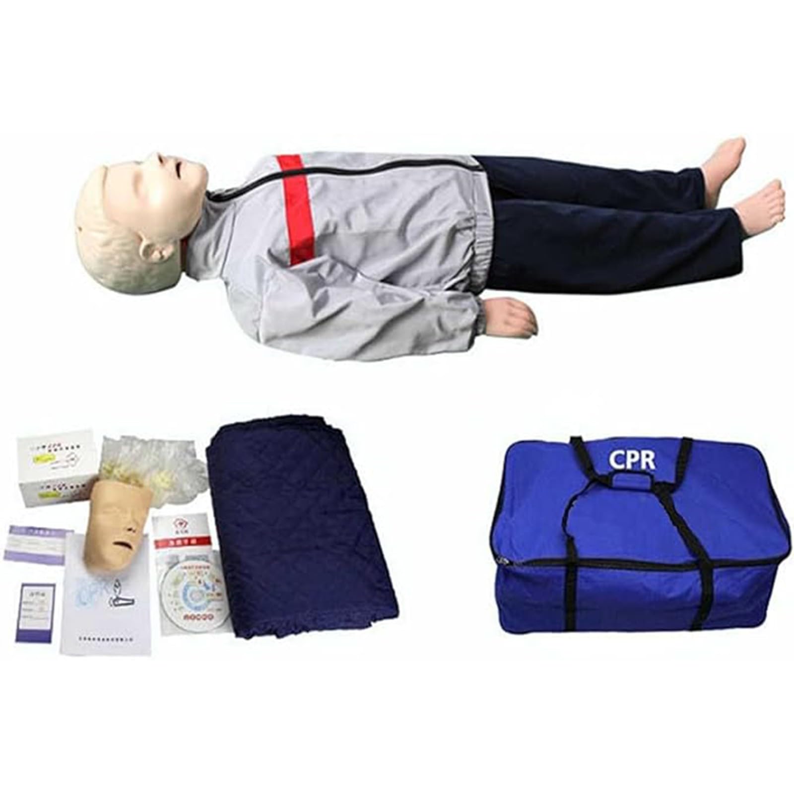 Manichino CPR Tutto Il Corpo Bambino Manichino Rianimazione Pediatrico RCP Di Pronto Soccorso Per Ostruzione Delle Vie Aeree Infartuate A