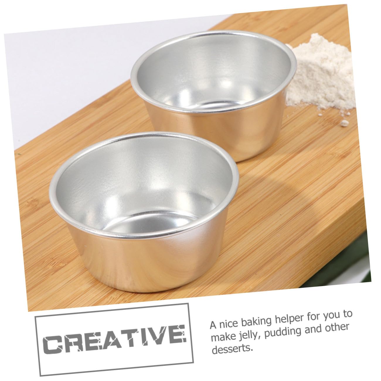 HEMOTON 24piezas Molde De Pudding Antiadherente Para Hornear Tartas y Muffins Resistente Altas Temperaturas Multiuso y Fácil Desmoldeo Para Postres y Gelatinas