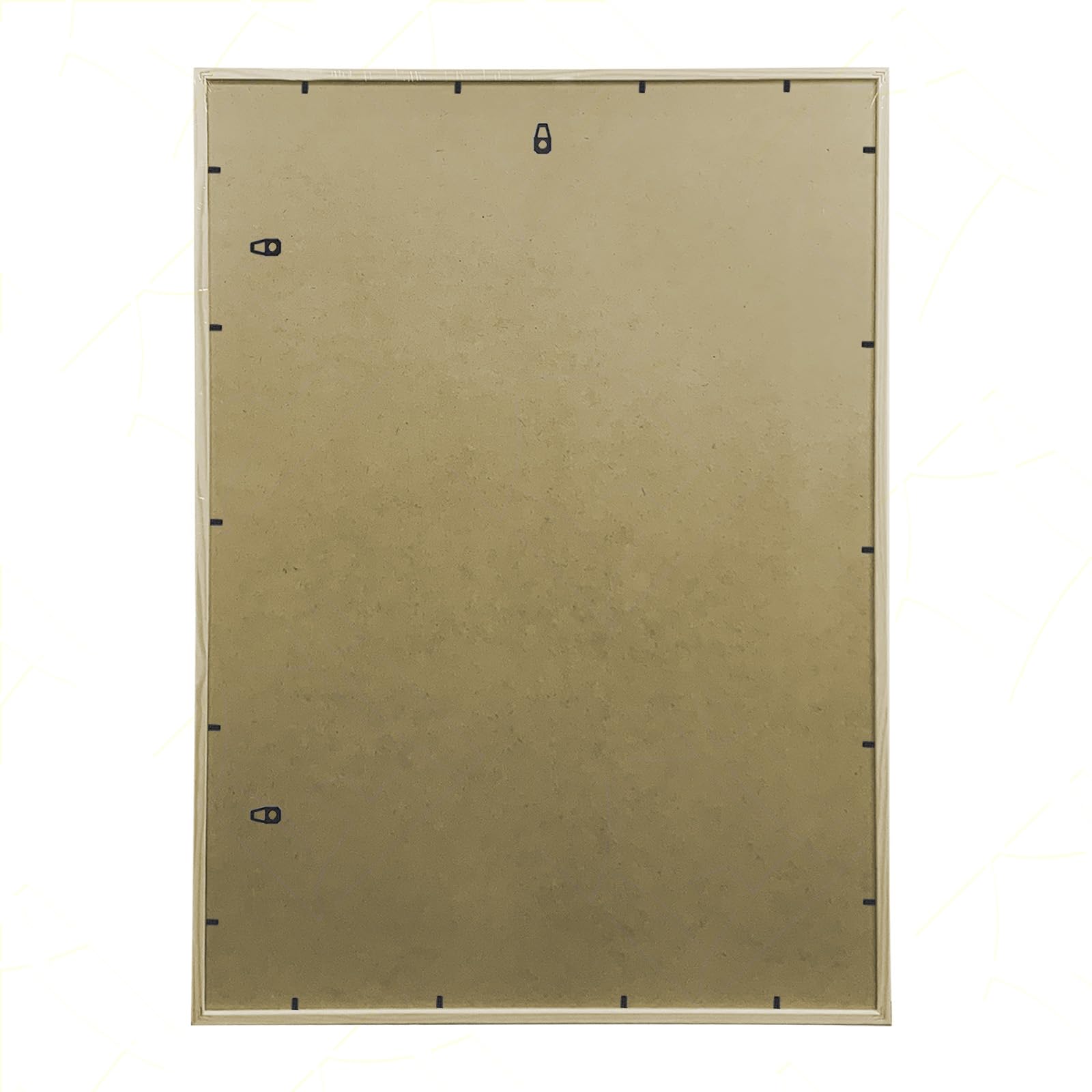 Sicignano Cadre bombé moderne 70 x 100 cm en bois noir avec panneau MDF robuste verre Crilex – Cadre photo mural horizontal vertical pour photos tableaux affiches documents diplômés