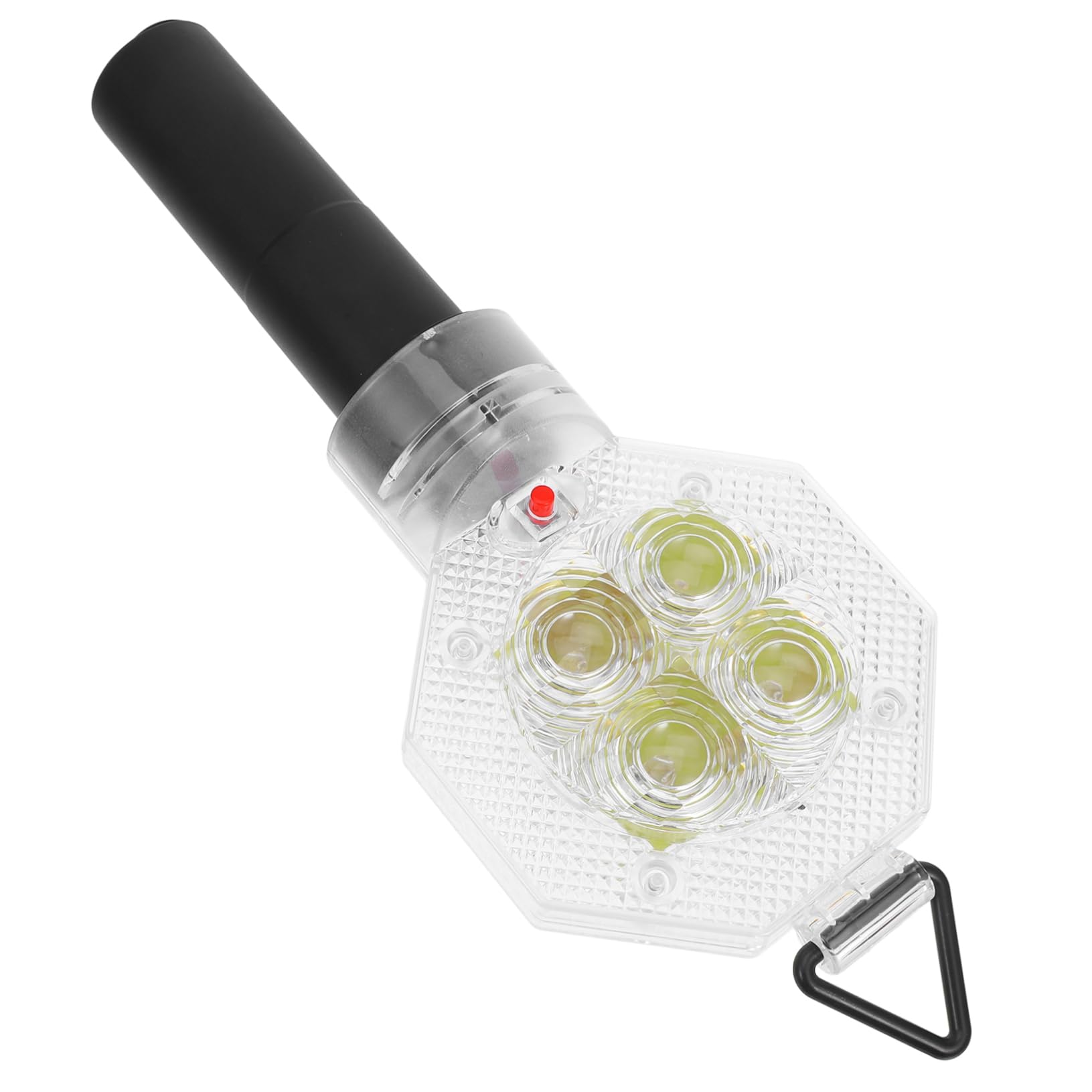 Cabilock Traffic Light Led Flasher Emergency Stop Sign Construction Signal High Brightness Portable Flashing Light for Road