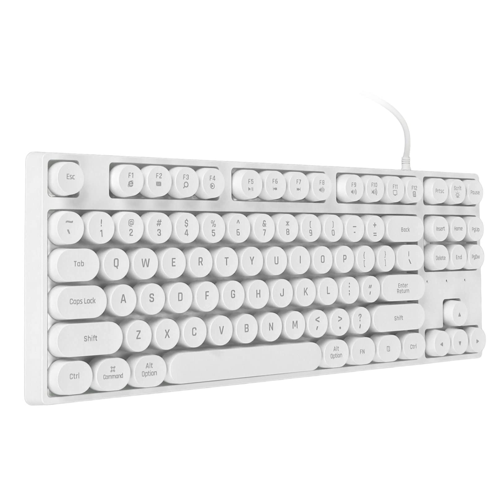 HKW レトロスタイル 有線キーボード 超美品】 HKW レトロスタイル 有線キーボード 【公式通販】
