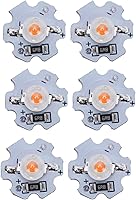 Vista 8 de POCREATION 25 chips LED AXD-1W-5V, bombilla LED de chip de 5 V, bombilla de ahorro de energía de 200 lúmenes, 1 W, cuentas de lámpara LED de alta