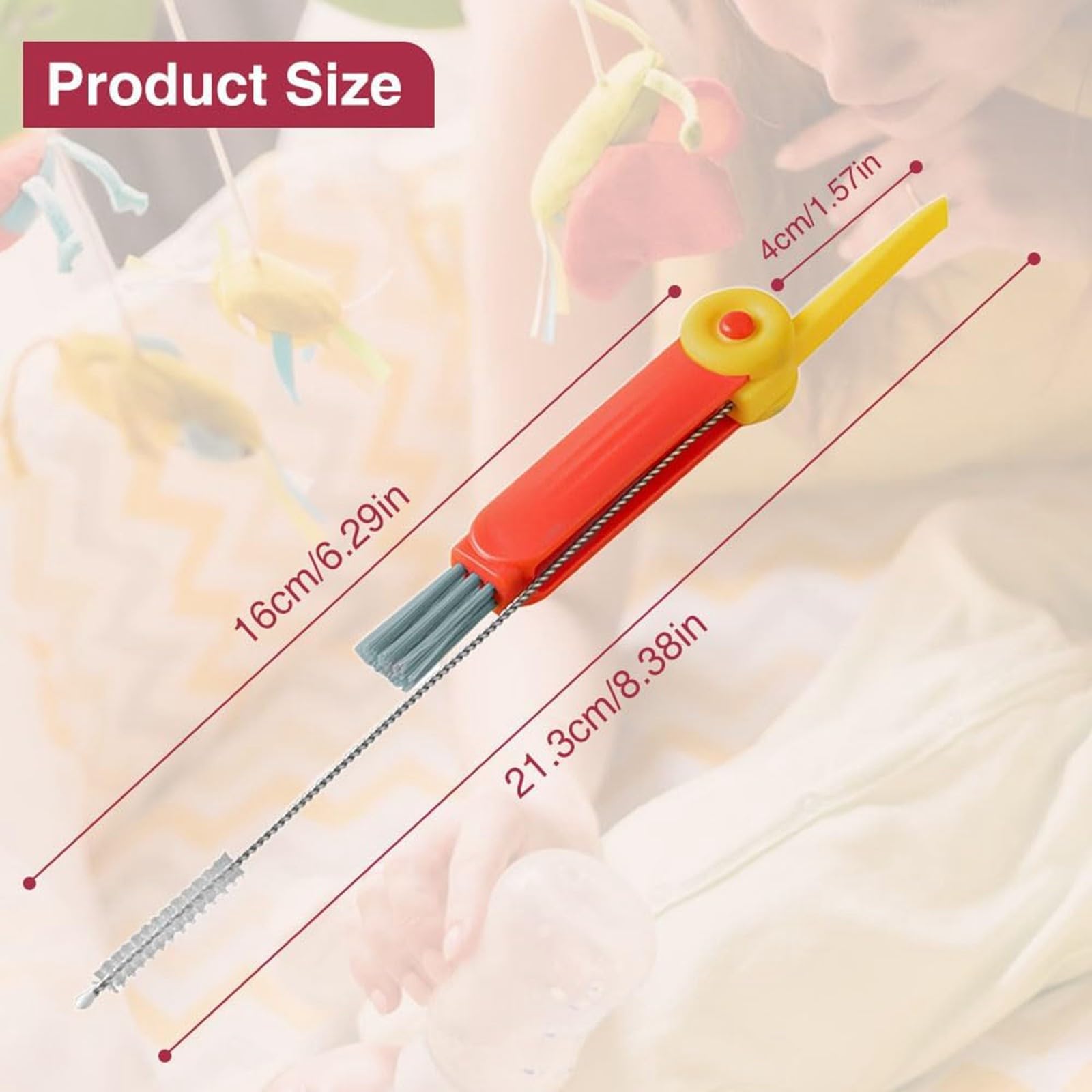 3 In 1 Cup Lid Gap Cleaning Brush Set - Lesotho - View #13