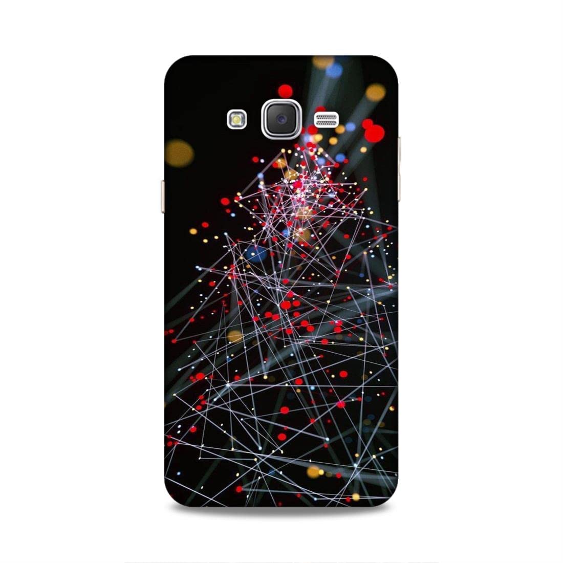 Print Galiara||3D Plastic Designer Back Case Cover for Samsung Galaxy J7 Nxt || Led Lights Pattern ||