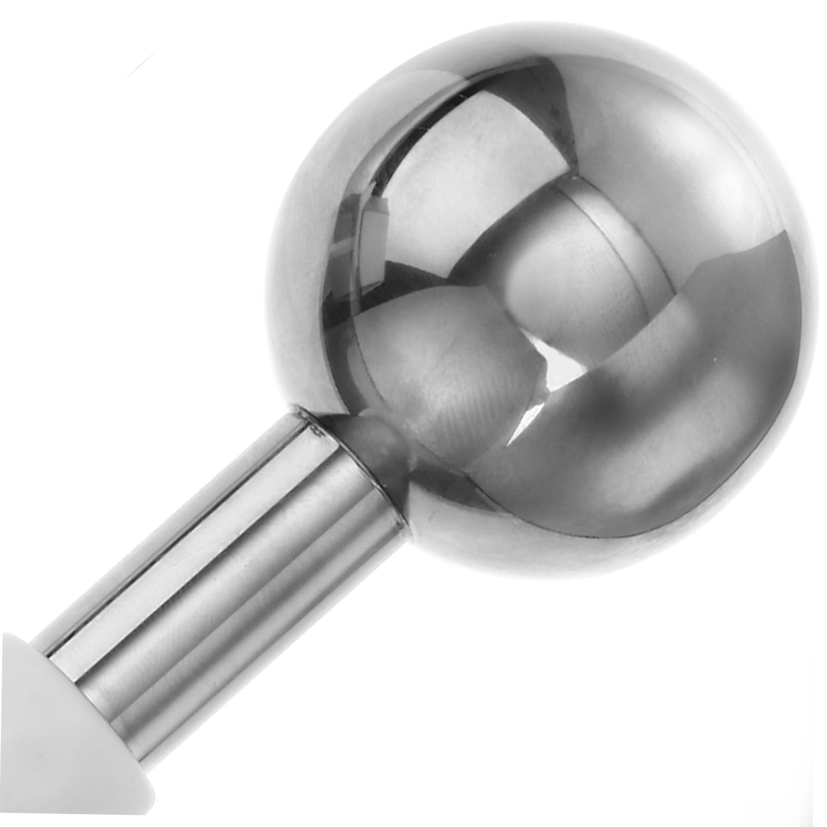 NOLITOY Masajeador Facial Promueve la Producción de Colágeno de Acero Inoxidable de Esfera de Hielo Portátil 2 Piezas Reafirmante y Refrescante Color Aleatorio para Ojos y Cuello