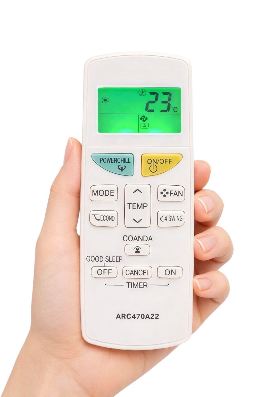 AC Remote Control Compatible with DAIKIN AC Remote Model NO: ARC470A22 with POWERCHILL Function (Light)-image-21