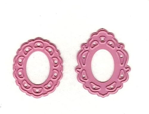 Nellie's Choice Troquel Cameo, pequeño, dos marcos ovalados vintage