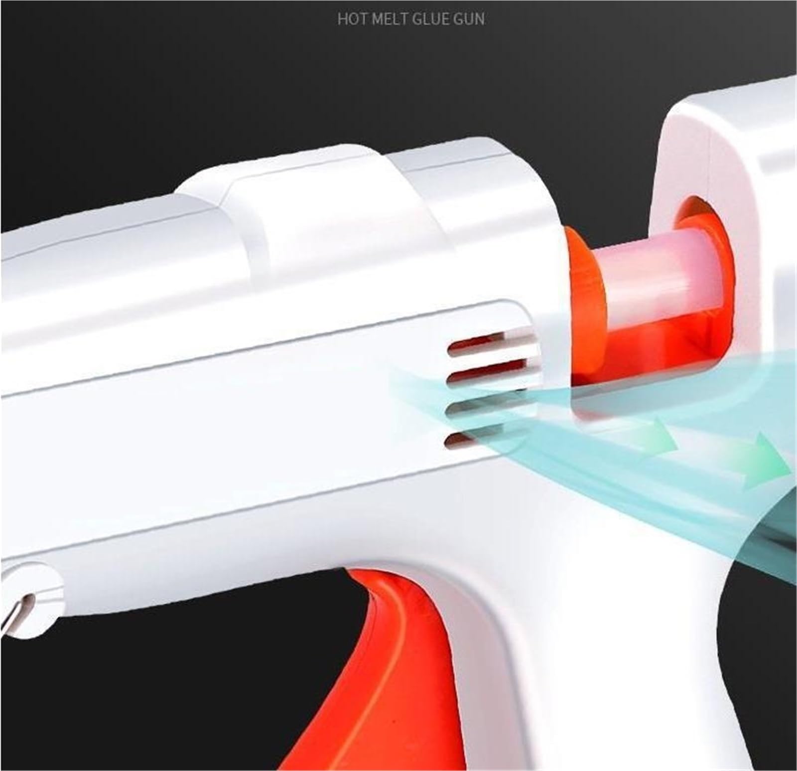 Pistola per colla a caldo, Pistola Per Colla A Caldo Da 100 W Fai -da -te Mini Pistole Industriali Di Utilizzare Bastoncini 11 Mm Due Stili