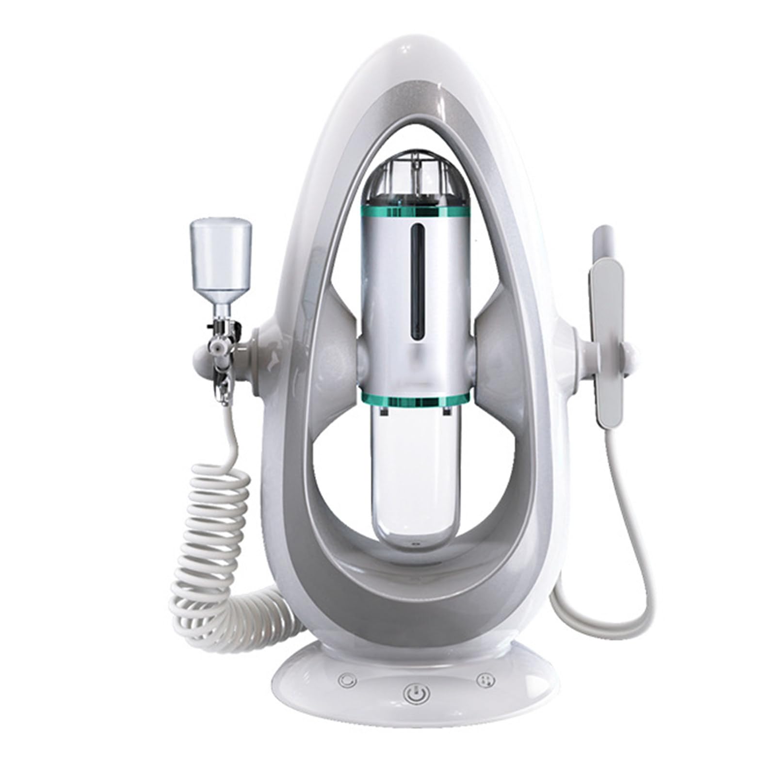 Strumento per iniezione di ossigeno a bolle piccole Hydra Dermoabrasione Aqua Peeling Dispositivo di bellezza Pulizia viso Aspirazione comedone,B