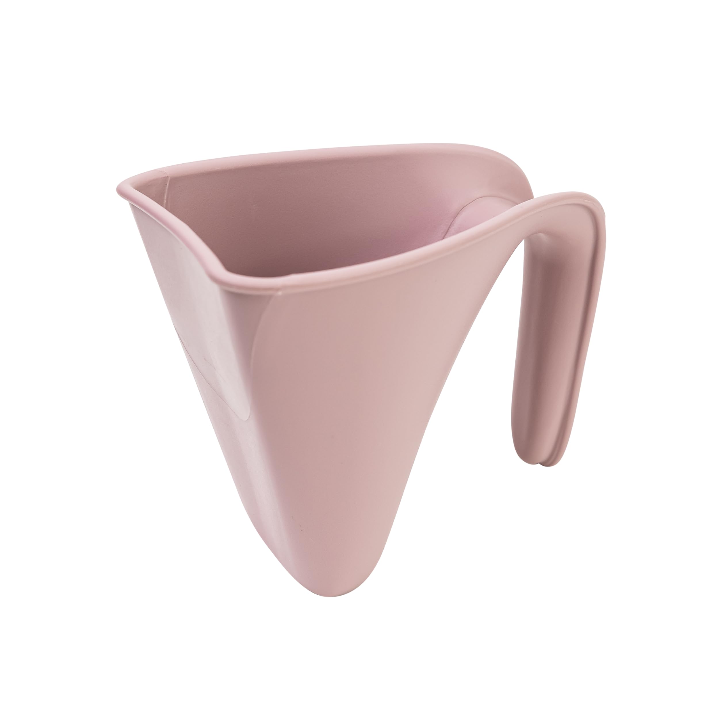 Shnuggle Bath Rinse Jug | Soft Rim Baby & Toddler Shampoo Rinser | Bath Hair Rinsing Cup | Hair Wash Jug with Handle | Essential Bath Accessories | Blossom Pink