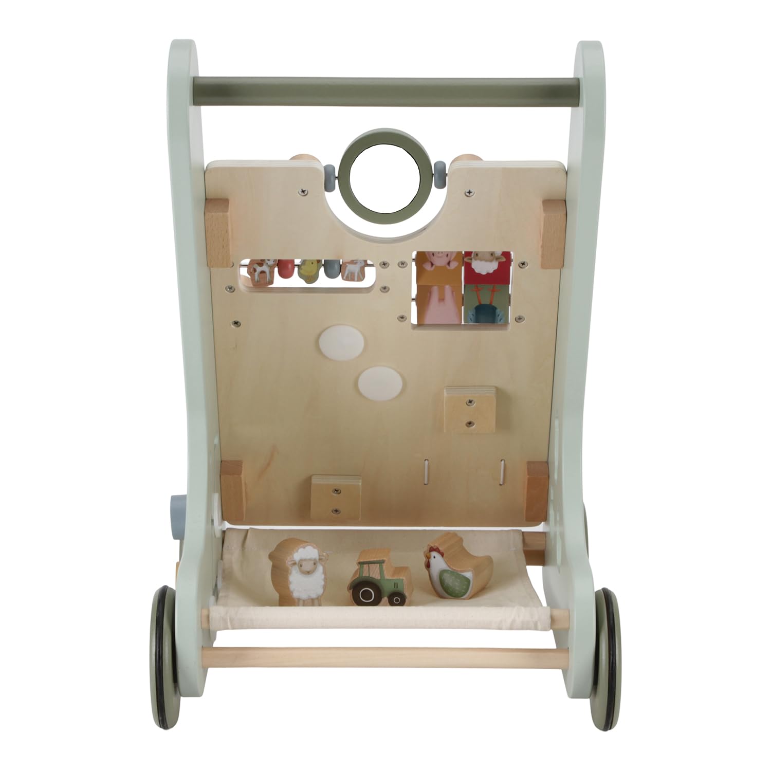 Little Dutch Little Farm 7132 - Carrello in legno FSC, colore: Verde