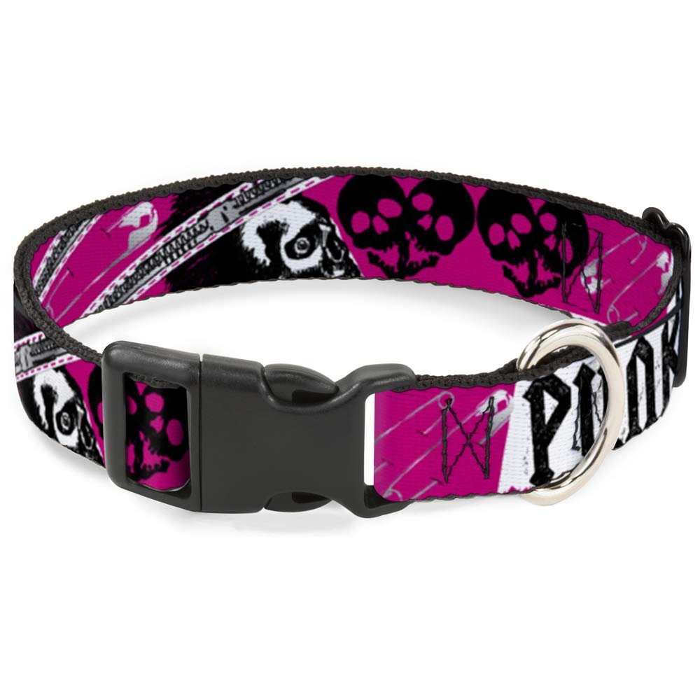 Buckle-Down Hundehalsband – Prinzessin Mit Klaviertasten Design, Größe Groß (38-66 Cm), Nylon Mit Sicherheitsgurt-Schnalle