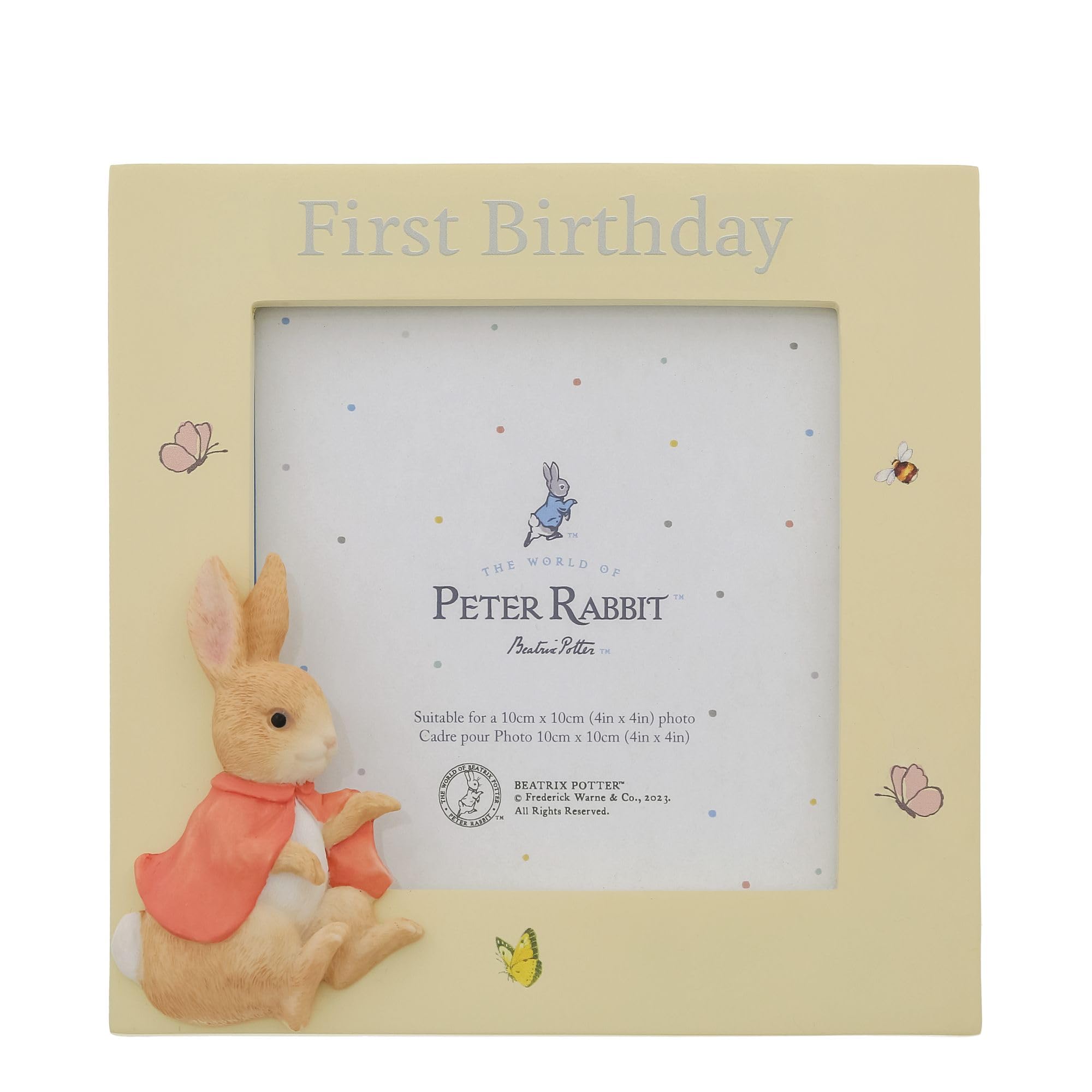 Enesco Multicoloured Beatrix Potter Flopsy Christening Photo Frame Photo Frame