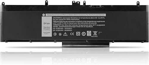 ROLADA WJ5R2 - Batería de repuesto para laptop compatible con Dell Precision 3510 Series; compatible con Precision 4F5YV Series [11.4V 84Wh] - Nueva