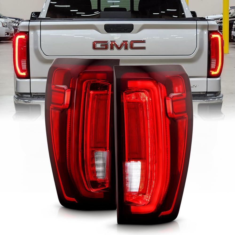 KEEKPO - For [Factory LED Type] 2019-2023 GMC Sierra 1500 Full LED Tail Light Brake Lamp Replacement Passenger Side