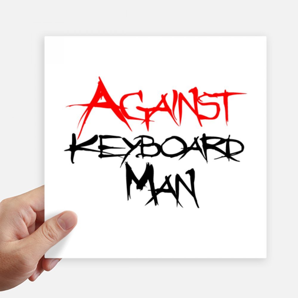 Adhesivos de teclado contra hombre para personalizar tu moto y maleta de viaje