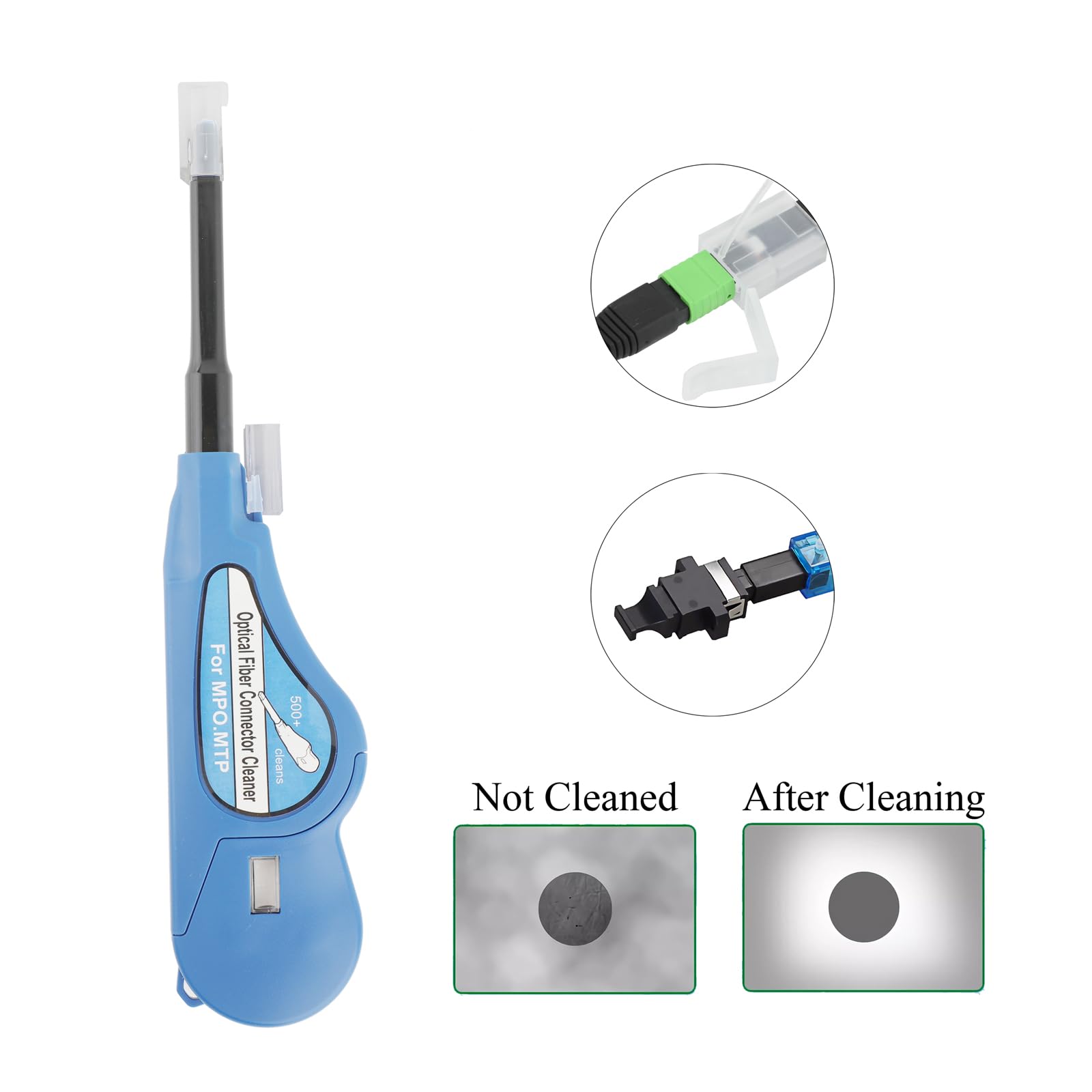 4-teiliges Glasfaser Reinigungswerkzeug Set LC SC FC ST MPO MTP
