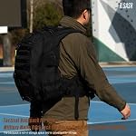 35L Sac à dos tactique militaire, YKK Boucles de fermeture à glissières Duraflex, MOLLE Pack de grande capacité pour le camping de randonnée