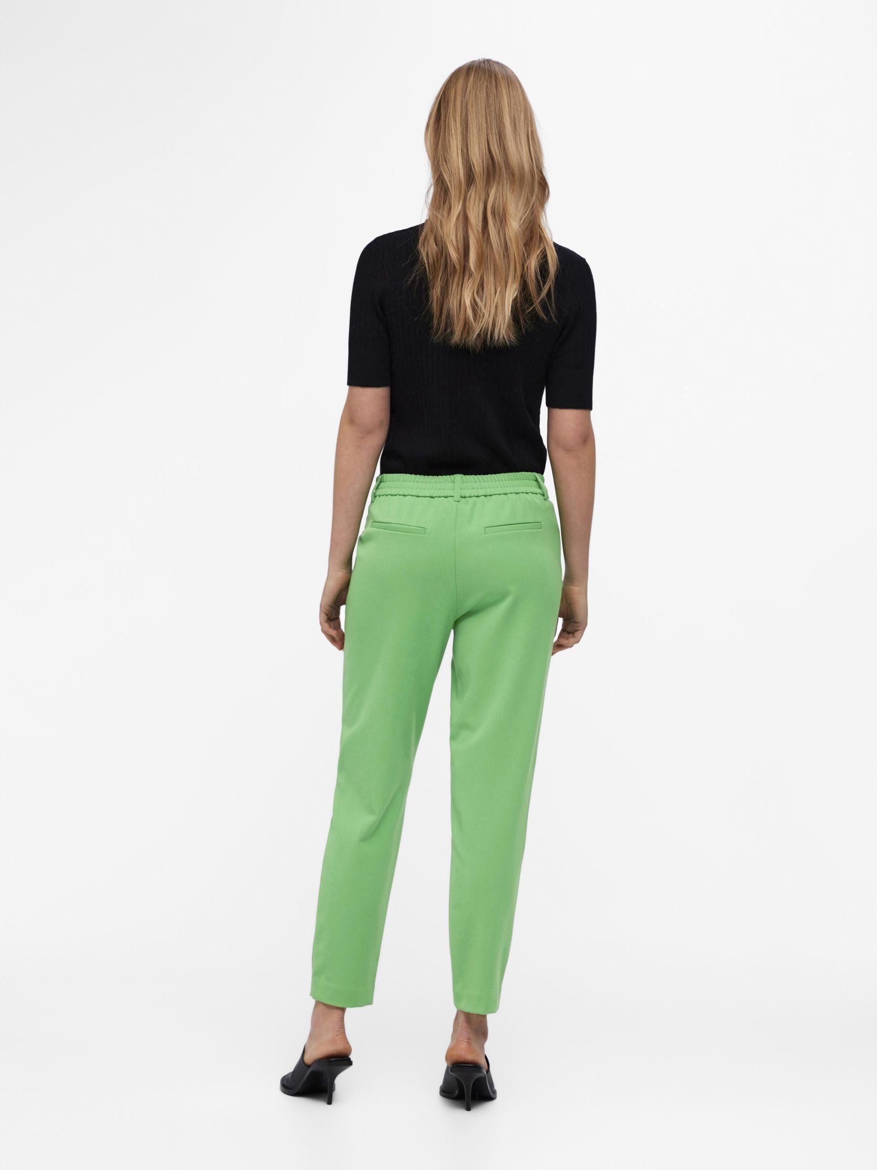 Object Objlisa Slim Pant Noos - spodnie materiałowe Kobiety