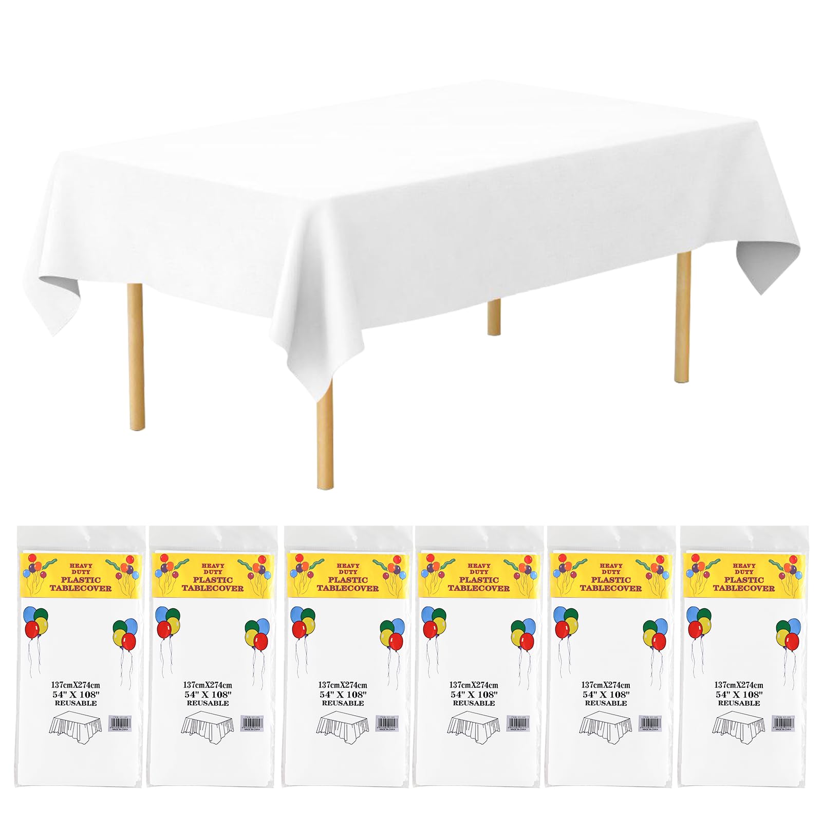 3 Tovaglie In Plastica Verde Salvia – 137 X 274 Cm, Impermeabili E Resistenti, Per Matrimoni E Feste