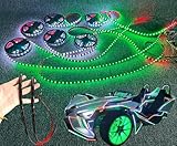 Tzvmny Polaris Slingshot LED Lights - 16PCS RGB Dream Color Chasing Light Strips 6.5FT | Motorcycle Golf Cart Underglow Kit with APP + Remote Control | Tinted Smoke