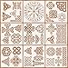 JSRQT 9 Stücke Keltisch Schablonen Set,Runen Schablonen,Wikinger-Symbol Wiederverwendbare Zeichnung Malschablonen Malen Schablonen Vorlagen 7.9 x 7.9” Runen günstig Kaufen-JSRQT 9 Stücke Keltisch Schablonen Set,Runen Schablonen,Wikinger-Symbol Wiederverwendbare Zeichnung Malschablonen Malen Schablonen Vorlagen 7.9 x 7.9”