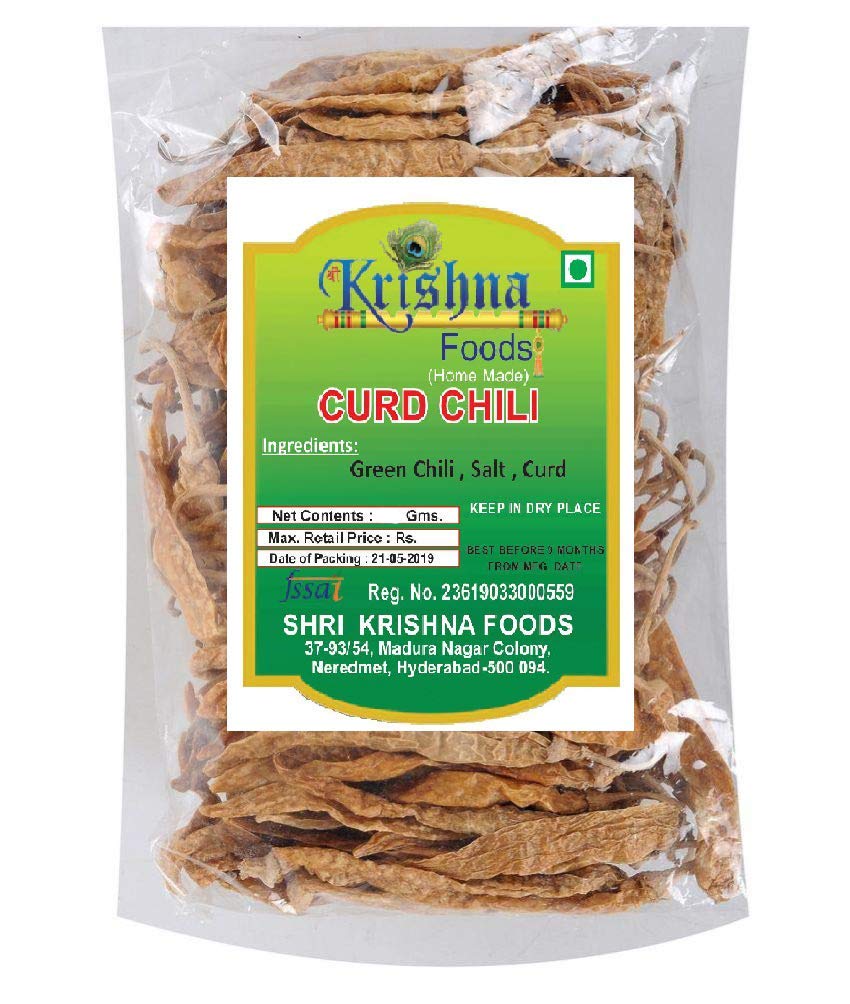 Shri Krishna Foods Curd Chilli (800 GMS) (B08FG4RJ74) Amazon Price History, Amazon Price Tracker