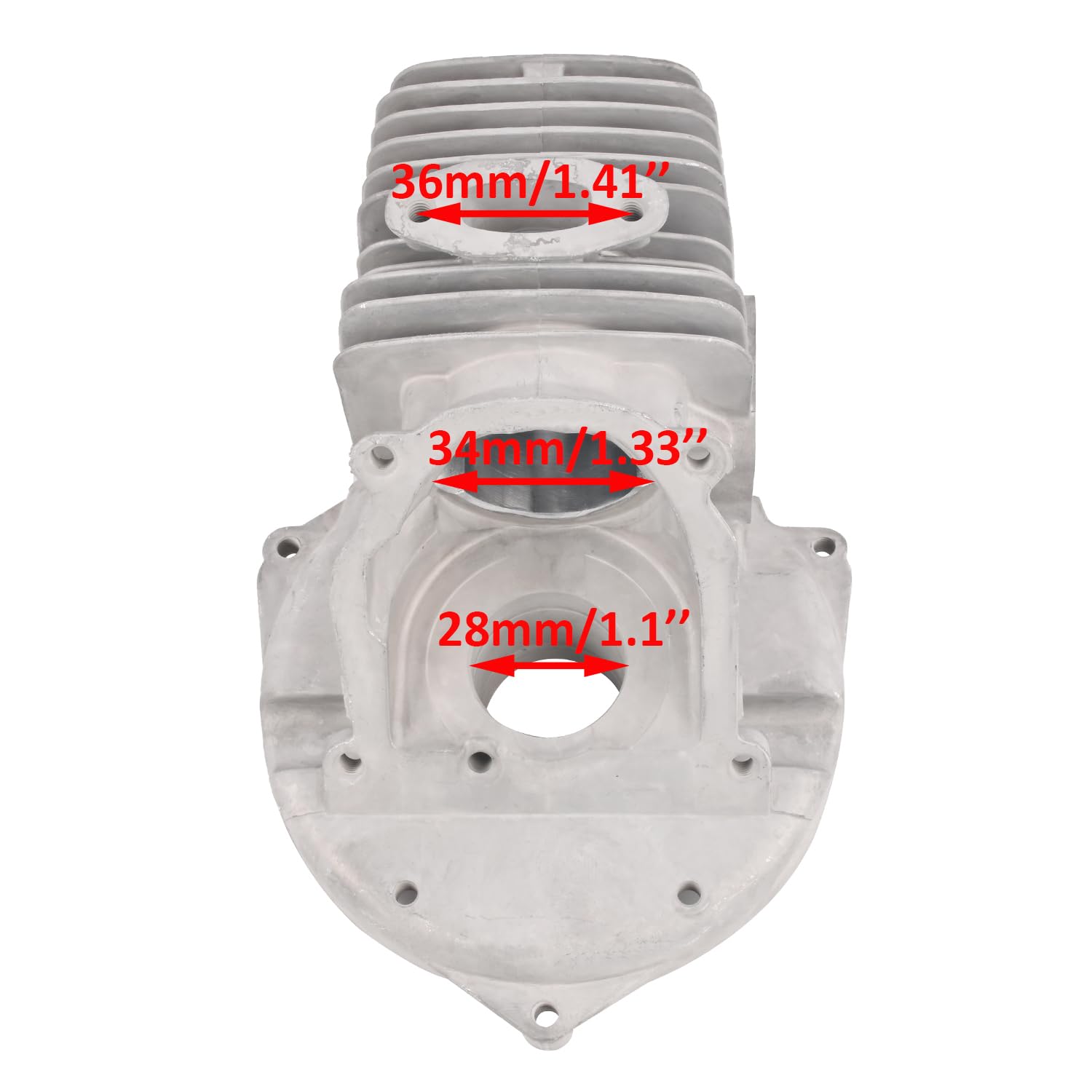 4161570R - Kit de cilindro de 34 mm para Oleo Mac Sparta 25 25D 25S 25TR 250 250T 250TR 25TR 26 26S 260 720 722 722S 726D 726S 726T Stark 25 Stark 25 Stark 250 Efco 820 0 8220 8260 Stark 25