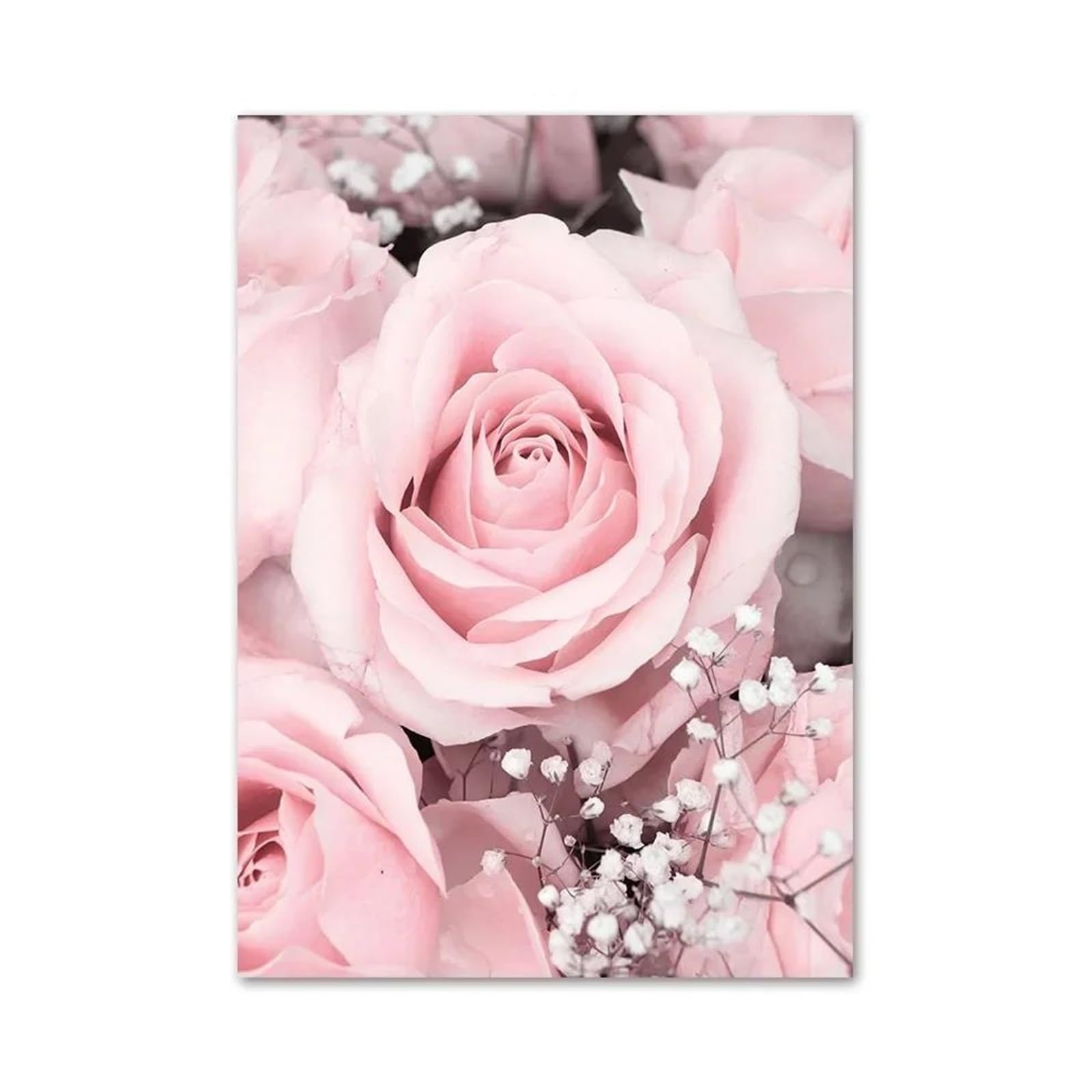 Tableau déco nature de qualité supérieure Paris vintage et rose pour salon