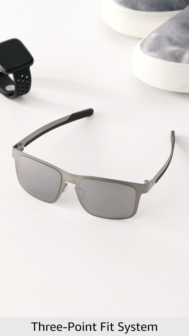 Amazon.com: Oakley Mens OO4123 Holbrook Metal Square Sunglasses