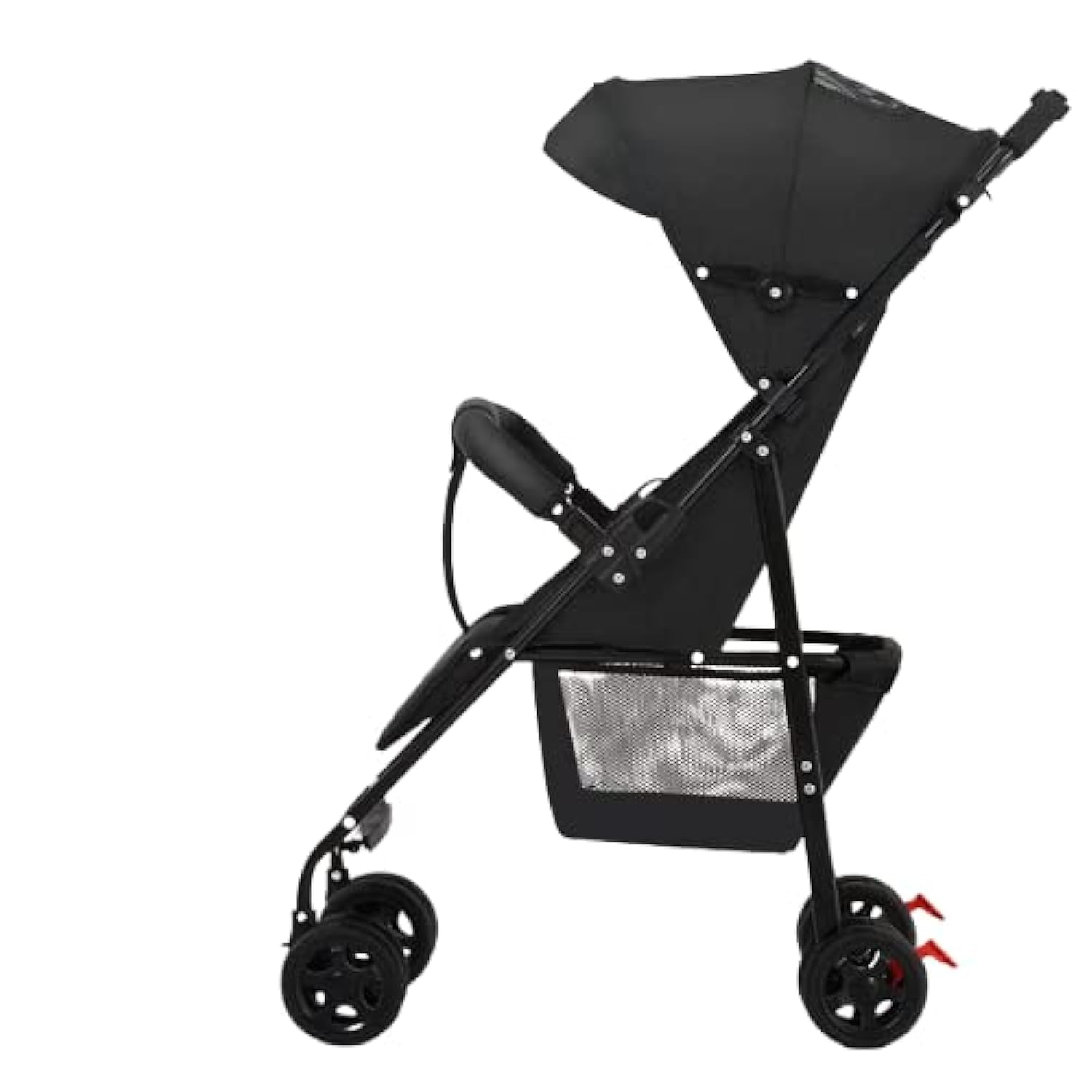 Baby Portable Stroller,Lightweight & Foldable/Compact & Reversible Handlebar/Safety Belt Travel Pram For Baby From 6 Month to 3 Years old (SkY Over) (Black)