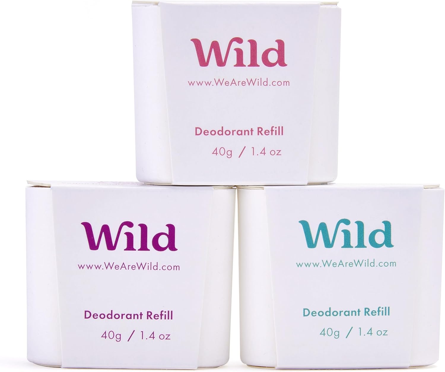 Wild Déodorant Naturel Rechargeable Sans Aluminium Lot Varié de