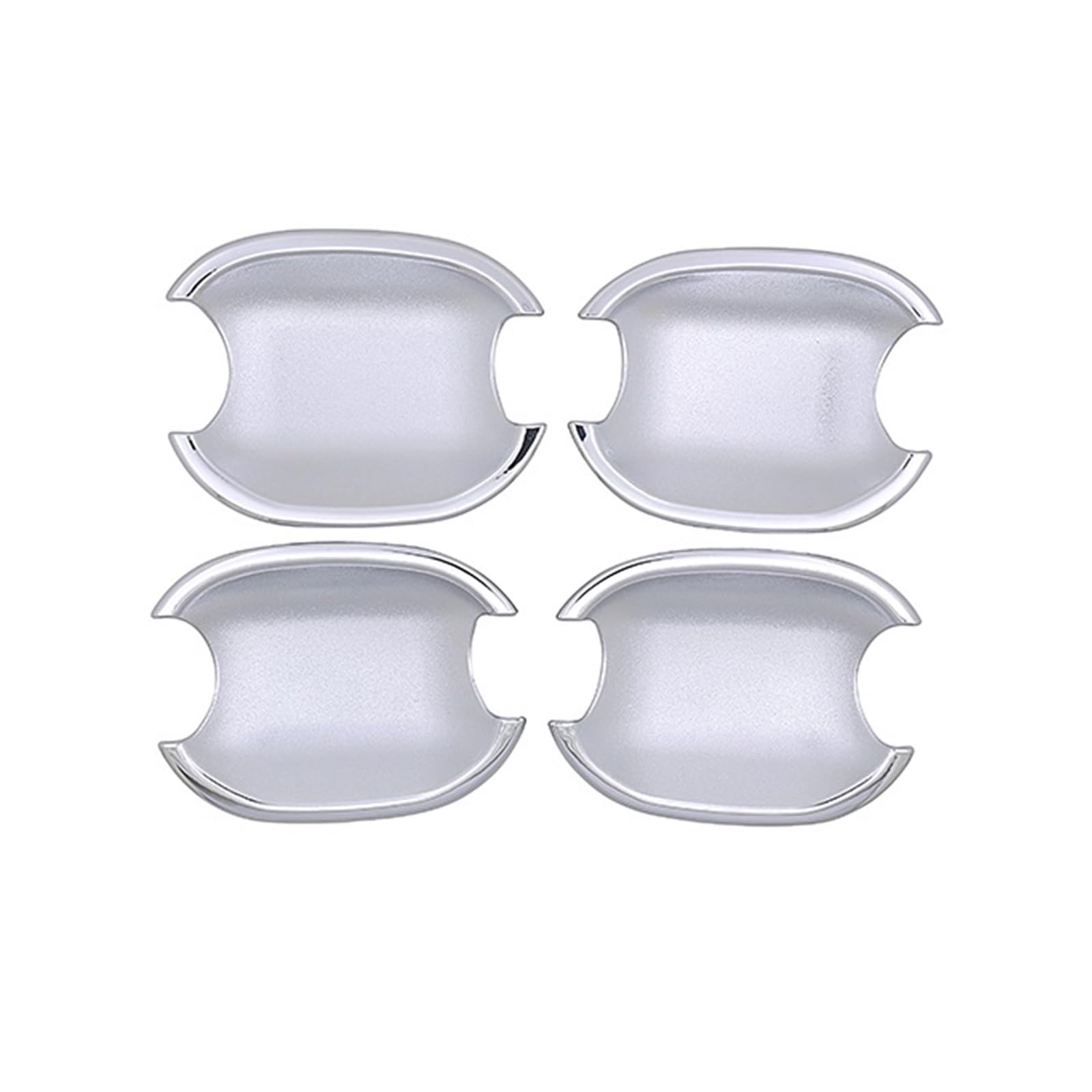 Drezzo Car Exterior Door Handle ABS Car Door Handles Cover for Citroen C3 Mk2 2010-2016(Bowl 4 Door)